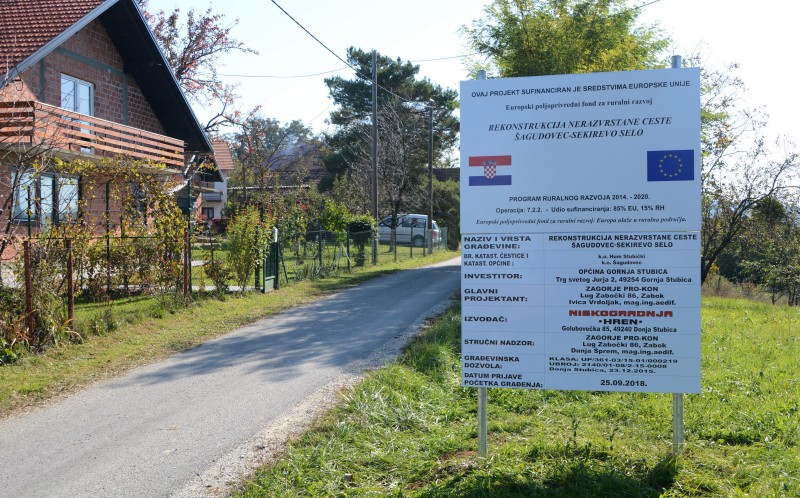 Započeli radovi na rekonstrukciji nerazvrstane ceste Šagudovec – Sekirevo Selo 