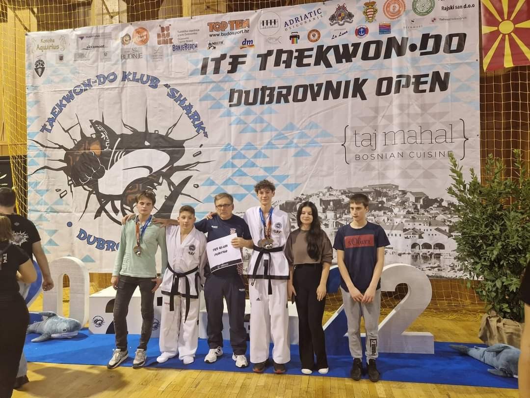 TAEKWON-DO KLUB PUNTAR SUDJELOVAO NA MEĐUNARODNOM NATJECANJU U ITF TAEKWON-DO NATJECANJU „DUBROVNIK OPEN“