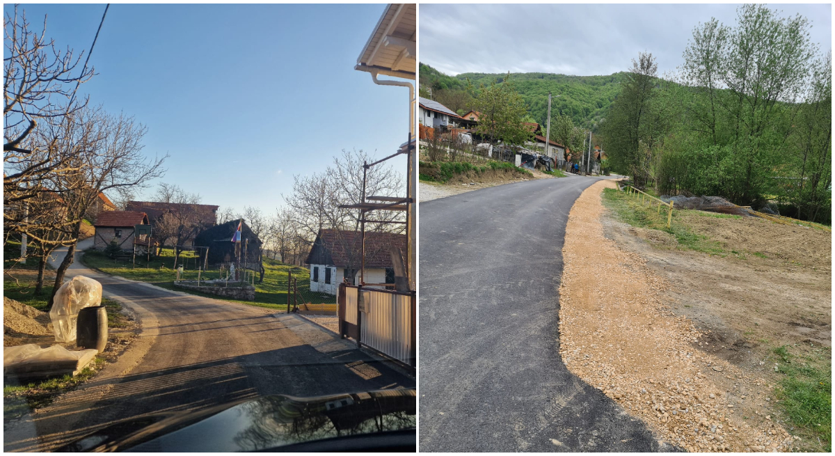 Asfaltirane nove dionice nerazvrstanih cesta
